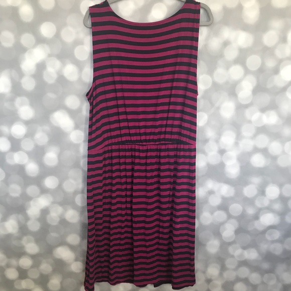 Chevron Stripe Tank Dress - Picture 2 of 5